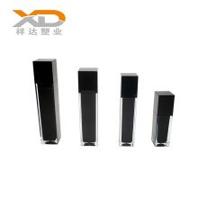 Black manufacturer wholesales custom made cosmetic plastic acrylic lotion bottle with spray pump for skin care